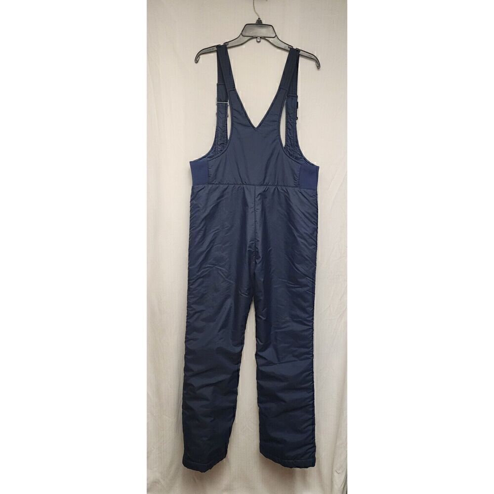 Beaver Creek Bib Overall Pants Mens Medium Navy Blue Nylon Snow Ski Coveralls - Picture 2 of 5